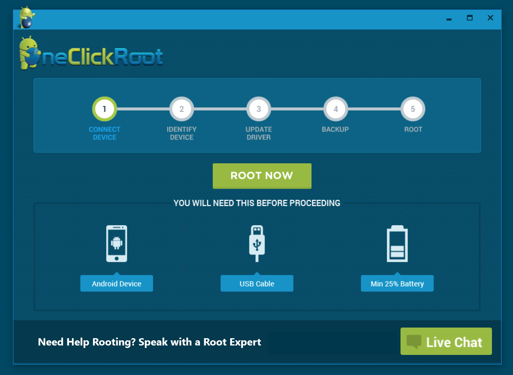 One click root windows download